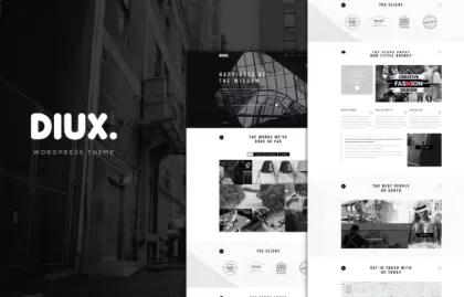 Diux WordPress Theme 1.3 GPL Theme
