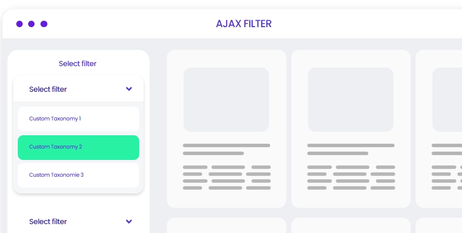 Divi Ajax Filter Divi Ajax Filter plugin for WooCommerce and Custom Posts 2.3 GPL Plugins