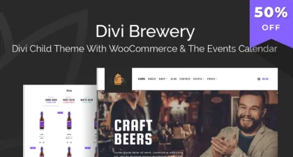 Divi Brewery 1.0.2 GPL Theme