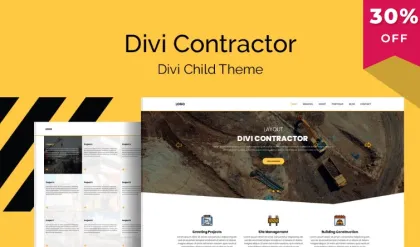 Divi Contractor 1.1.4 GPL Theme