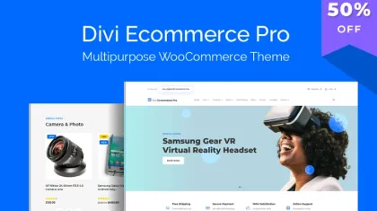 Divi Ecommerce Pro 1.0.10 GPL Theme