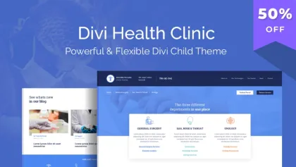 Divi Health Clinic 1.0.6 GPL Theme