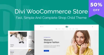Divi WooCommerce Store 1.0.6 GPL Theme
