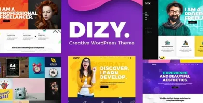 Dizy Creative Portfolio Theme 1.1.3 GPL Theme