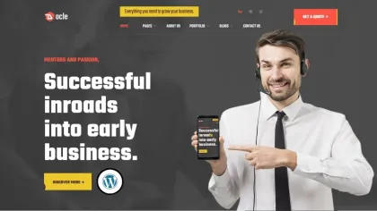 Docle Digital Agency Services WordPress Theme 1.0.2 GPL Theme