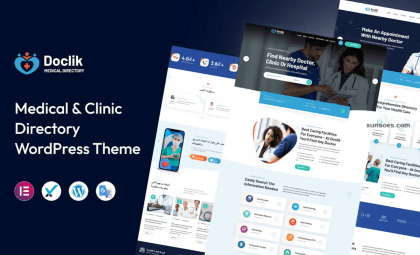 Doclik – Medical Directory WordPress Theme 1.0.1 GPL Theme