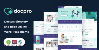 Docpro Doctors directory WordPress Theme 1.0.1 GPL Theme