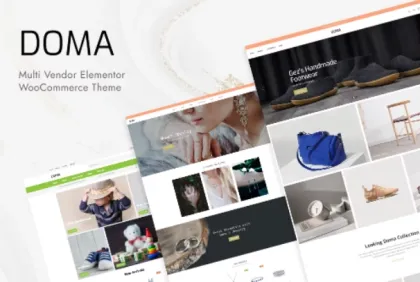 Doma Multi Vendor Elementor WooCommerce Theme 3.1.0 GPL Theme