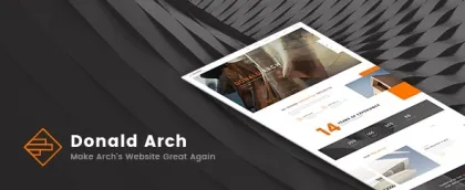 Donald Arch Creative Architecture WordPress Theme 1.0.8 GPL Theme