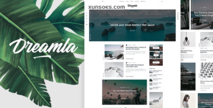 Dreamla Clean WordPress Blog 1.6 GPL Theme
