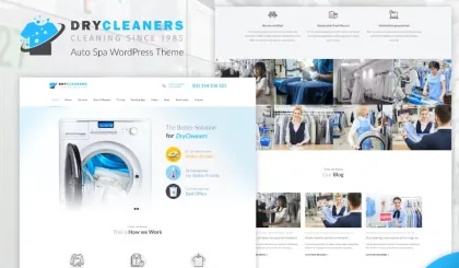 Dry Cleaning | Laundry Services WordPress Theme 3.3 GPL Theme