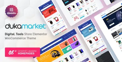 DukaMarket Multipurpose WordPress Theme 1.1.4 GPL Theme