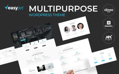 EasyJet Multi Homepage WordPress Theme 1.0.1 GPL Theme
