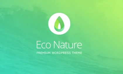Eco Nature Environment Ecology WordPress Theme 1.5.2 GPL Theme