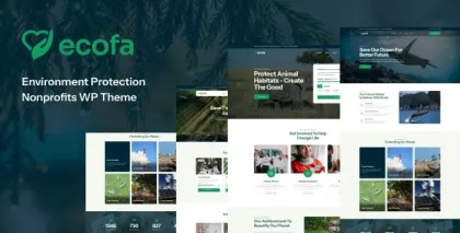 Ecofa Environment Protection Nonprofits WordPress Theme 1.0.2 GPL Theme