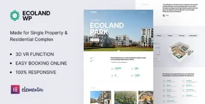 Ecoland Single Property WordPress Theme 1.5 GPL Theme