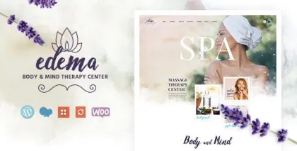 Edema | Wellness Spa WordPress Theme 1.0.4 GPL Theme