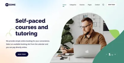 Edme – the Best WordPress Theme for Online Courses 1.4.3 GPL Theme