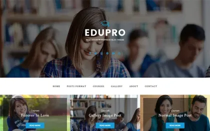 EduPro Education Blog WordPress Theme 1.1.0 GPL Theme