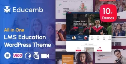 Educamb LMS Education WordPress Theme 1.3 GPL Theme