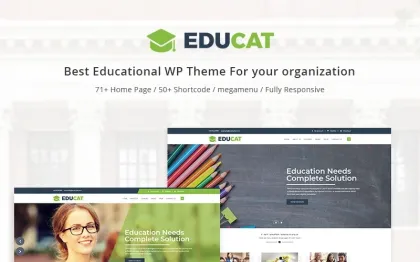 Educat Education WordPress Theme 2.0.8 GPL Theme