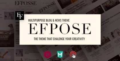 Efpose – Multipurpose Blog and Newspaper Theme 2.1.2 GPL Theme