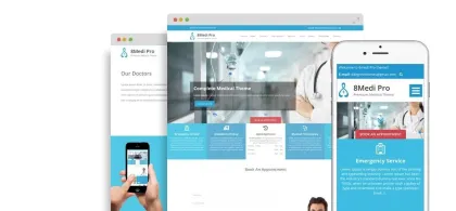 EightMedi Pro Best Premium Medical Healthcare WordPress Theme 2.0.4 GPL Theme
