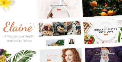 Elaine Modern Beauty Theme 1.6 GPL Theme
