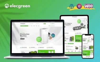Elecgreen Electronic Multipurpose WooCommerce Theme 1.0.6 GPL Theme