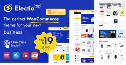 Electio Electronics Gadgets Store WooCommerce Theme 1.1 GPL Theme