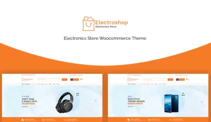 Electroshop Electronics Store WooCommerce WordPress Theme 1.1.4 GPL Theme