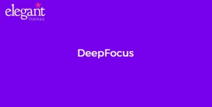 Elegant Themes DeepFocus 5.1.14 GPL Theme