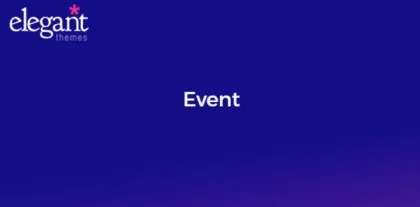 Elegant Themes Event 3.8.14 GPL Theme