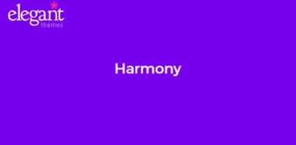 Elegant Themes Harmony 2.4.19 GPL Theme