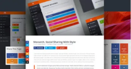 Elegant Themes Monarch Social Media Sharing 1.4.10 GPL Theme