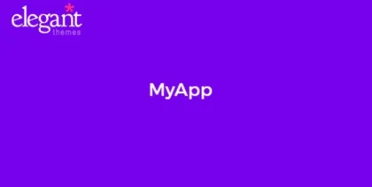 Elegant Themes MyApp 4.4.13 GPL Theme