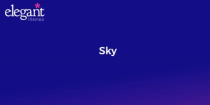 Elegant Themes Sky 2.9.13 GPL Theme