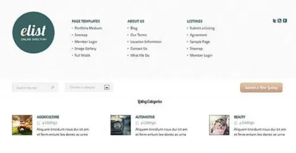Elegant Themes eList WordPress Theme 3.0.14 GPL Theme