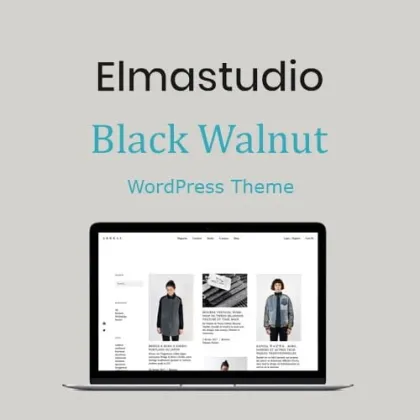 ElmaStudio Black Walnut WordPress Theme 1.0.7 GPL Theme