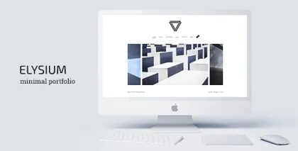 Elysium Minimal WordPress Portfolio Theme 5.0.0 GPL Theme