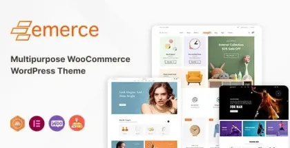 Emerce Multipurpose WooCommerce WordPress Theme 1.6 GPL Theme