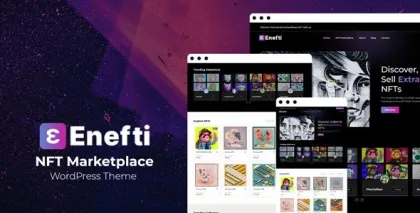Enefti – NFT Marketplace Theme 1.5 GPL Theme