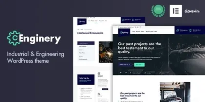 Enginery Industrial Engineering WP theme 1.5 GPL Theme