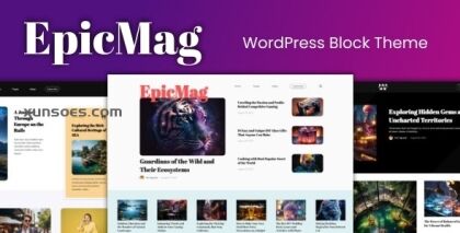 EpicMag News Magazine WordPress Theme 2.2.3 GPL Theme
