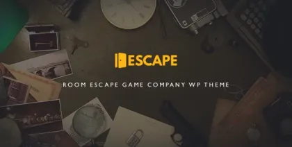Escape | Room Game Company WP Theme 2.0 GPL Theme