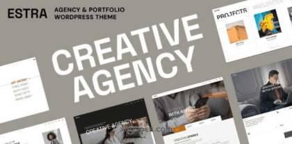 Estra Creative Agency and Portfolio Theme 1.0.3 GPL Theme