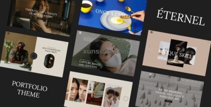Éternel Creative Portfolio WordPress Theme 1.2.5 GPL Theme
