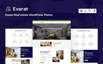 Evarat Real estate WordPress Theme 1.0.0 GPL Theme