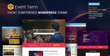 Event Term- Multiple Conference WordPress Theme 4.1.1 GPL Theme