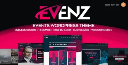 Evenz 1.5.0 GPL Theme